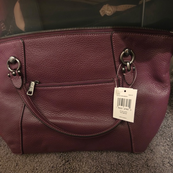 Coach Mulberry Leather Shoulder Bag - Picture 2 of 4